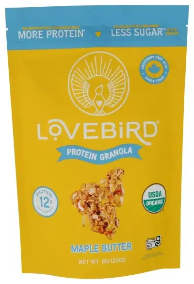 Lovebird Granola Prtn Maple Buttr