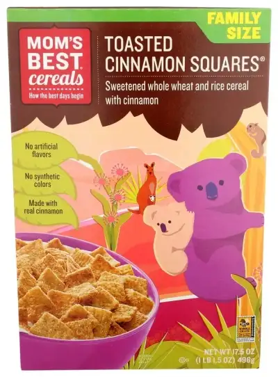 Moms Best Cereal Sqrs Tstd Cinnamon
