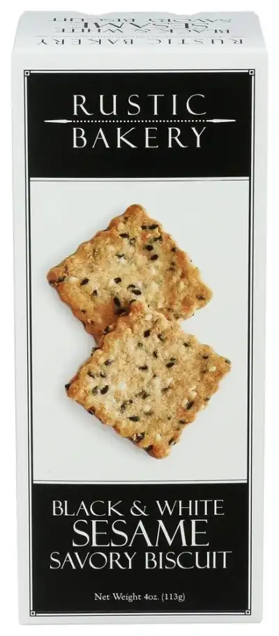 Rustic Bakery Biscuits B&W Sesame
