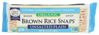 Edward & Sons Snaps Brwn Rice Plain Ns