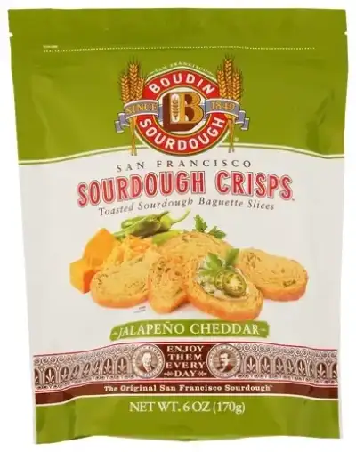 Boudin Sourdough Crisps Jalapeno Cheddar