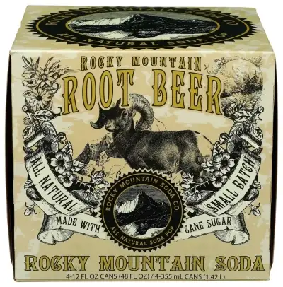 Rocky Mountain Soda Soda Rm Rt Beer Can 4Pk