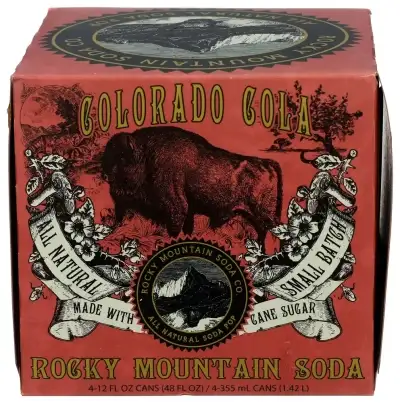 Rocky Mountain Soda Soda Colrdo Cola Can 4Pk