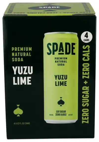 Spade Soda Yuzu Lime 4Pk