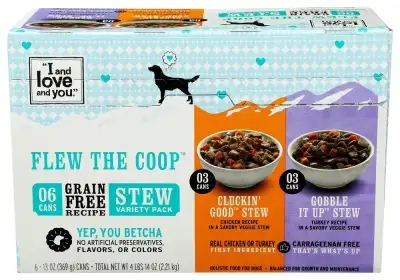 I and Love and You Dog Food Flw The Coop Var