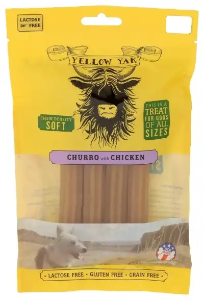 Yellow Yak Dog Chew Churro Chicken