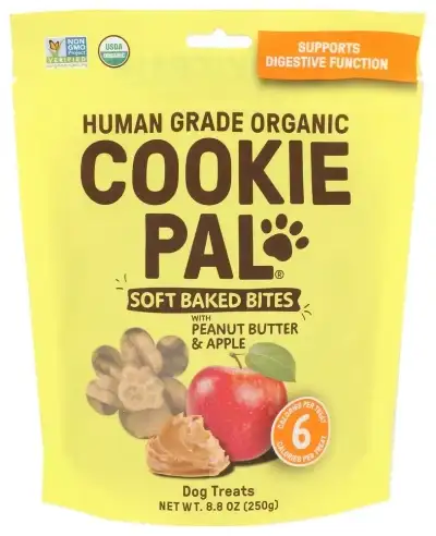 Cookie Pal Treat Dog Sft Bk Pb Appl