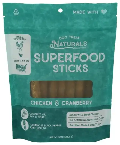 Dog Treat Naturals Dog Sf Stick Chickn Cran