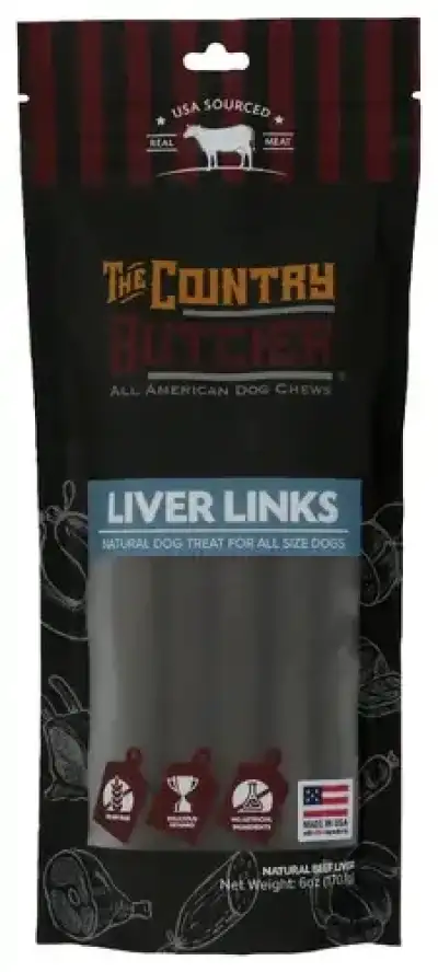 The Country Butcher Dog Chew Liver Link