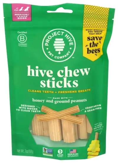 Project Hive Pet Company Chew Dental Stick Large