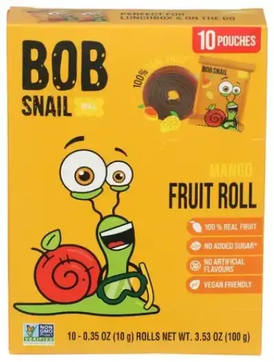 Bob Snail Fruit Rolls Mango
