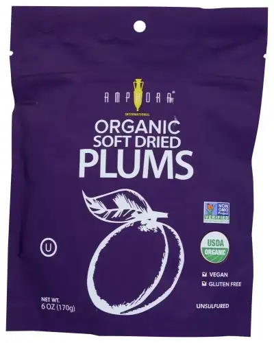 Amphora Prunes Dried Soft Org