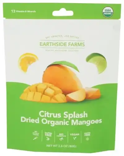 Earthside Farms Mangoes Dried Org