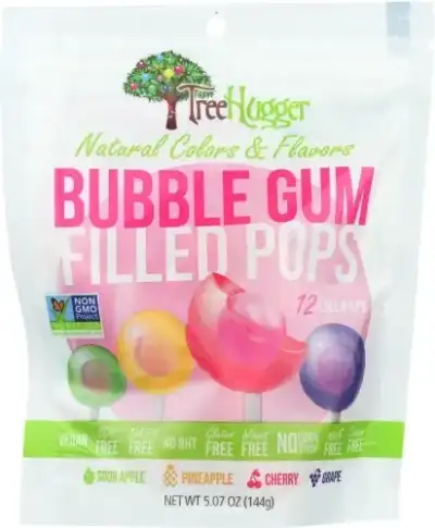 Tree Hugger Gum Bubble Pops Bag 12Ct