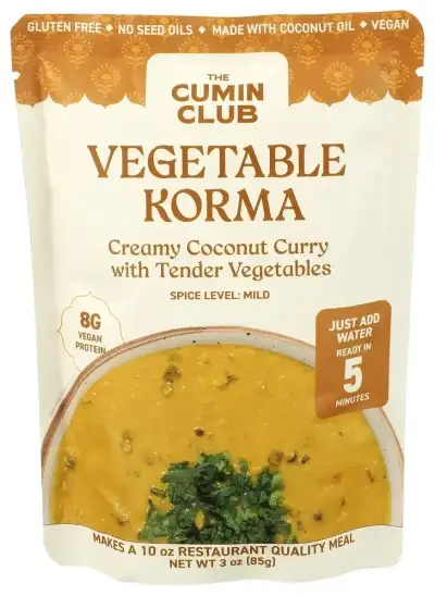 The Cumin Club Entree Vegetable Korma