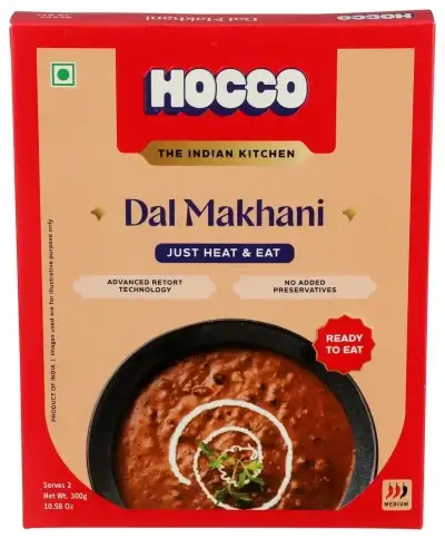 Hocco The Indian Kitchen Entree Dal Makhani