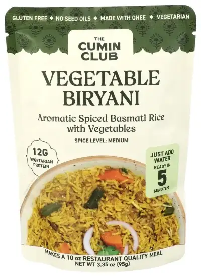 The Cumin Club Rice Biryani Vegetable