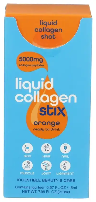 Liquid Collagen Stix Collagen Liq 14Pkt Orng