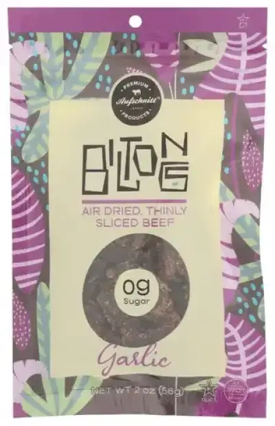 Aufschnitt Jerky Biltong Garlic