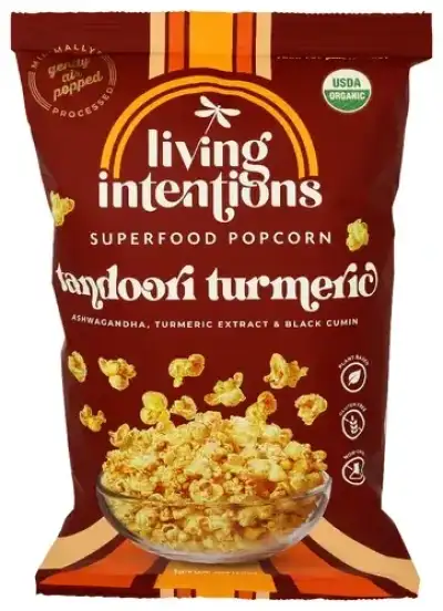 Living Intentions Popcorn Tandoori Turmeric
