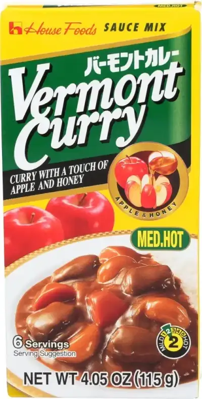 House Foods Mix Sce Curry Vrmnt Med