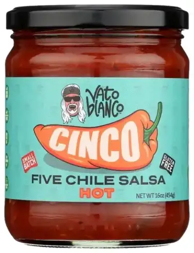 Vato Blanco Cinco Salsa Hot