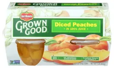 Del Monte Fruit Cups Peaches 4Pk