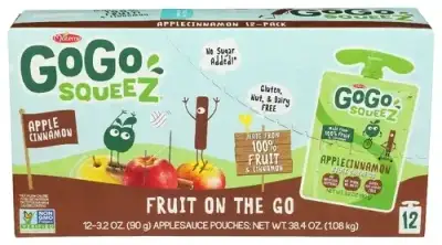 Gogo Squeez Applesauce App Cinn 12Pk