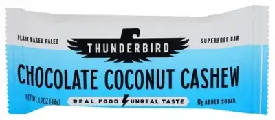 Thunderbird Bar Choc Ccnut Cashew