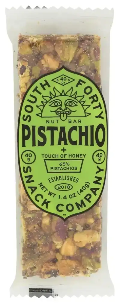 South Forty Snack Company Bars Nut Pistachio