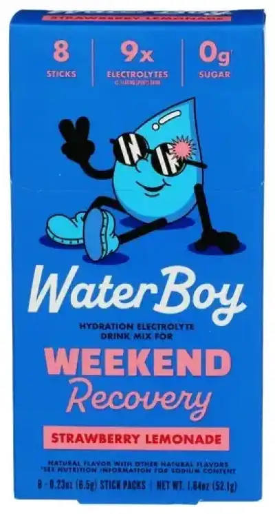 Waterboy Recovery Strwbrlmn 8Pkt