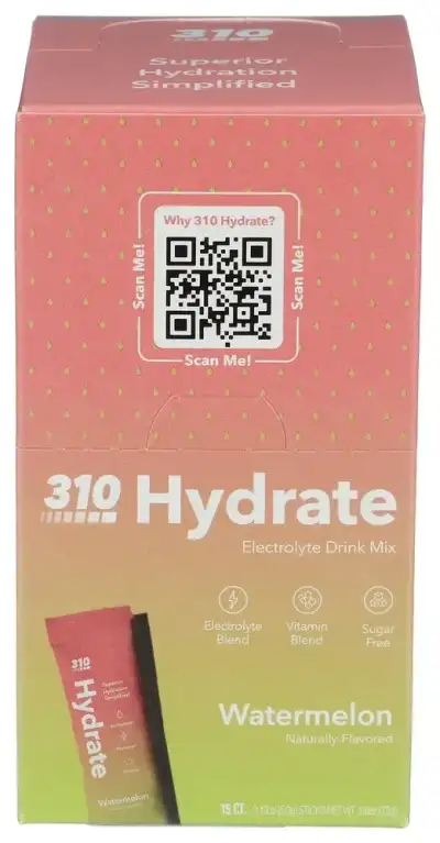 310 Nutrition Hydrate Watermelon 15Pc