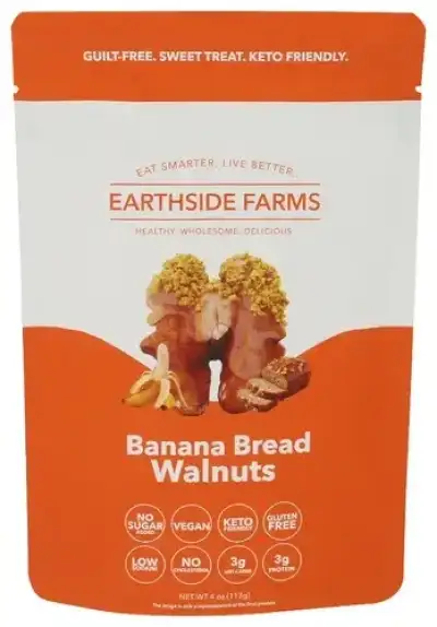 Earthside Farms Walnuts Banana Bread