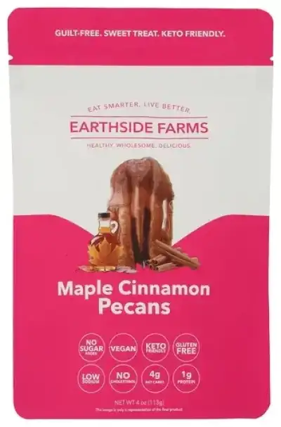 Earthside Farms Pecans Maple Cinnamon