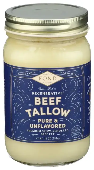 Fond Bone Broth Beef Tallow Pure Unflvrd