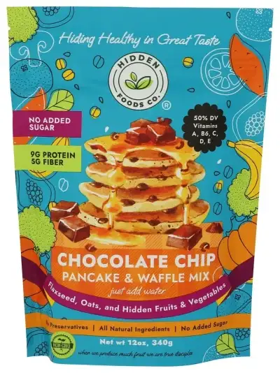 Hidden Foods Co Mix Pncke Wffl Choc Chip