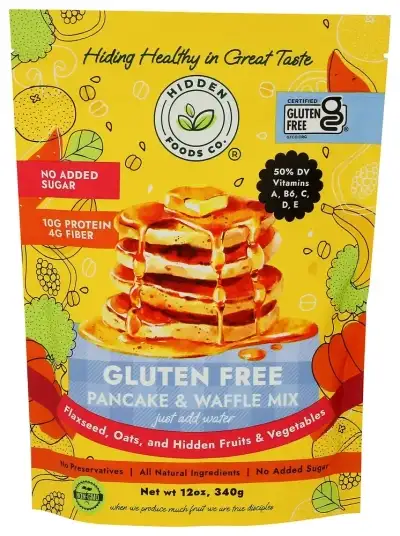 Hidden Foods Co Mix Pancake Waffle Gf