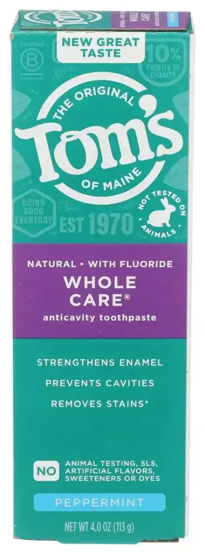 Toms Of Maine Tthpaste Whl Care Pprmnt