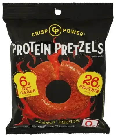 Crisp Power Pretzels Flamin Prtn