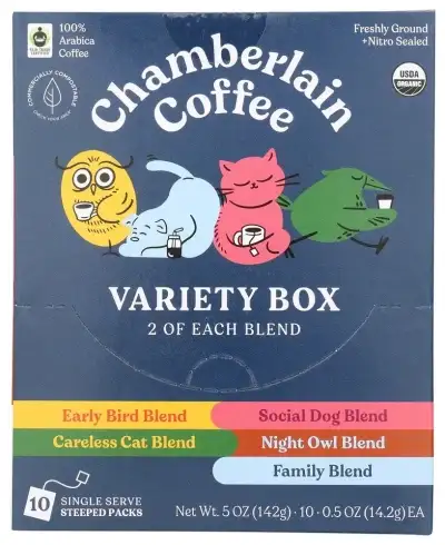 Chamberlain Coffee Coffee Vrty Steeped 10Pk