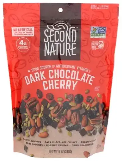 Second Nature Trail Mix Cherry Drk Choc