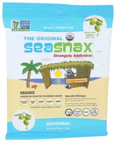 Sea Snax Seaweed Snk Olive 5Ct