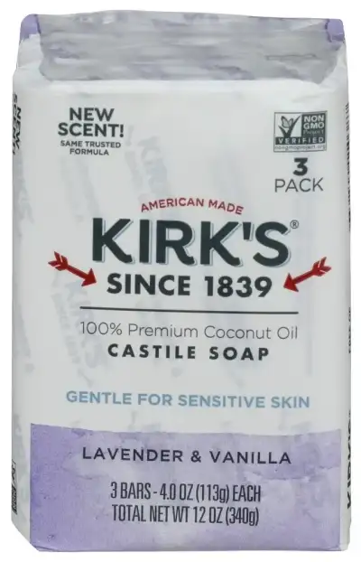 Kirks Soap Bar 3Pk Lav & Van