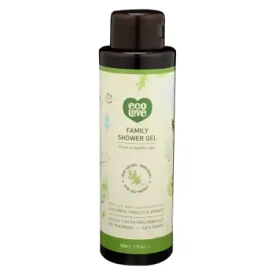 Ecolove Gel Shower Veg Grn Famly