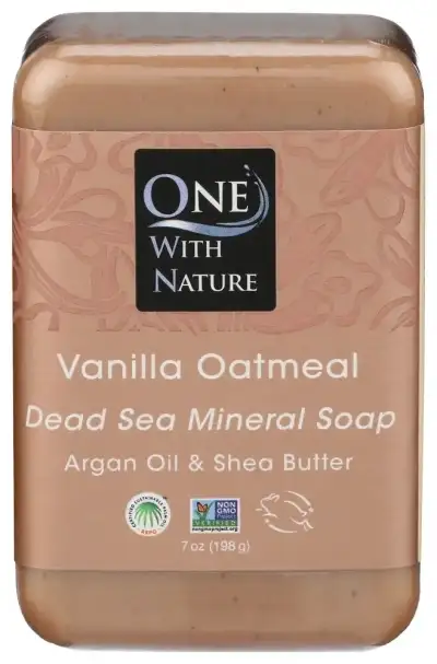 One With Nature Soap Bar Vanilla Oatmeal
