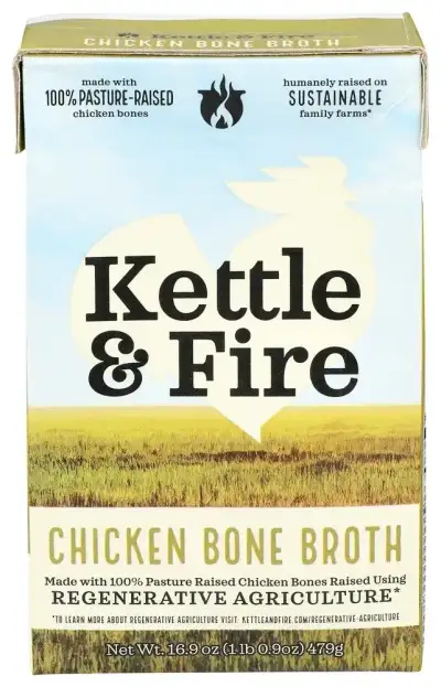 Kettle And Fire Broth Chkn Bone Pstre Rsd