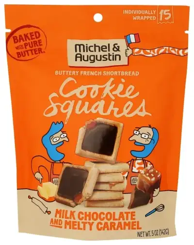 Michel Et Augustin Cookie Sqr Crml Pch15