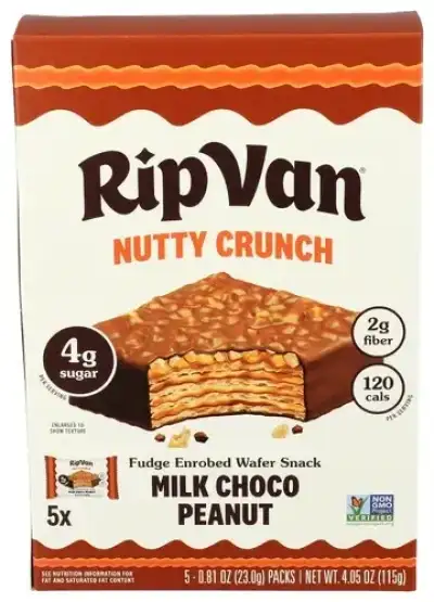 Rip Van Wafer Milk Choc Peanut