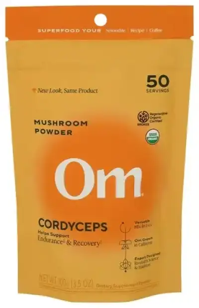Om Mushrooms Cordycepts Powder Org