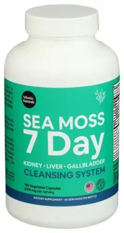 Atlantic Naturals Cleanse Sea Moss 7Day
